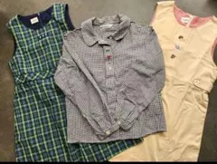 ファミリア　Familiar　ジャンバースカート　シャツ　3点セット★