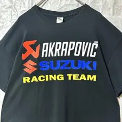 古着 SUZUKI スズキ Tシャツ 企業ロゴ XL ヴィンテージ 黒 入手困難