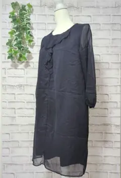 【GLACIER】レディース　ワンピース　ネイビー　M　春服　ハニーズ