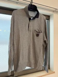 【中古】ゴールデンベア　長袖ポロシャツ　Lのサムネイル