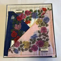 renoma 花柄ハンカチ 3枚セット