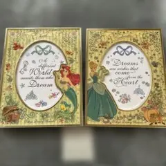 ディズニーリゾート　写真立て　アリエル　シンデレラ　ディズニー