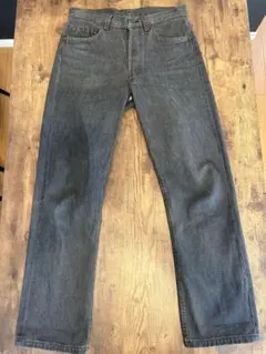 Levi's501 USA製 先染めブラック グレー W33 L30 - メルカリ