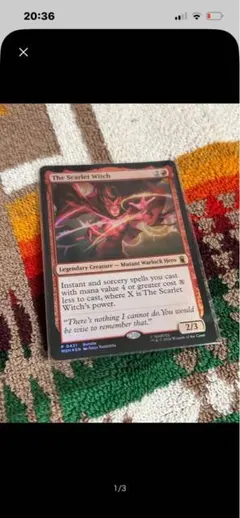 MTG The Scarlet Witch スカーレットウィッチ　プロモのサムネイル