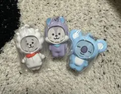 BT21フォトフレームマスコットガチャ　３個セット