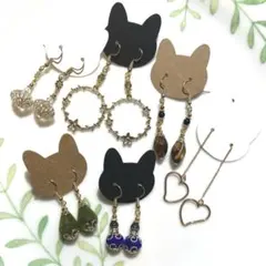 ☆SALE☆ハンドメイドピアス 6点 まとめ売り☆アクセサリー
