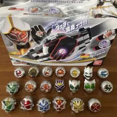 仮面ライダーウィザード 変身ベルトDX白い魔法使いドライバー 指輪20個付き