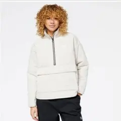 New Balance キルティング ナイロンブルゾン　ホワイト　Lのサムネイル