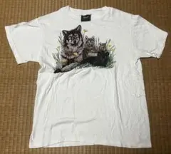 Jack Wolfskin familyオオカミデザイン Tシャツ