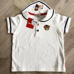 新品タグ付きMIKI HOUSE 100プッチーマリンセーラーカラー半袖Tシャツ