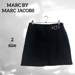 【MARC BY MARC JACOBS】(2) 台形ミニスカート 黒 きれいめ