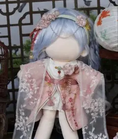 20cmぬいぐるみ服　着せ替え　ぬい服　古風　豪華