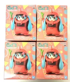 ガンダム45周年×初音ミク フィギュア シャアザクぐるみ 4体