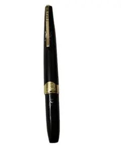 プラチナ 18K 18金 万年筆 ショート 黒 細字 廃盤 - メルカリ