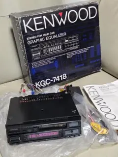 当時物新品未使用 KENWOOD 旧車 イコライザー オーディオKZC-6718 当時物新品未使用 KENWOOD 旧車 イコライザー オーディオKZC-6718