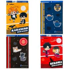 新品★ハイキュー‼︎【日向＆影山＆黒尾＆研磨】爽★A4★クリアファイル★2点セット
