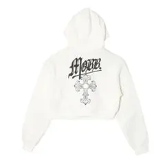 MOBB クロップドパーカー ホワイト