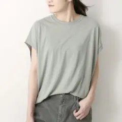 plage リヨセルハイゲージTシャツ　カーキのサムネイル