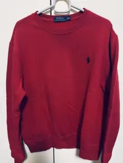 POLO RALPH LAUREN レッド トレーナー M