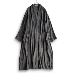 美品 ソウルベリー コットンロングワンピース L ギンガムチェック　ゆったり