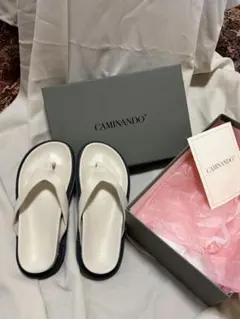 ママ次様専用です☆CAMINANDO THOMB LOOP SANDALS☆8 - メルカリ