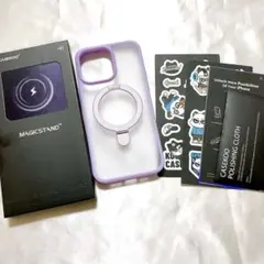 iPhone14ProMax 用 ケース 隠しスタンド 横縦両立6.7インチ