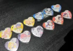 サンリオ　ヒプマイ　コラボ　ハート缶バッジ全12種セット