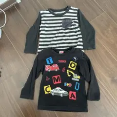 TOMICA 車柄 とベルメゾンの長袖 2枚セット