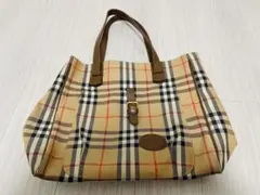 Burberry チェック柄 ハンドバッグ 中型