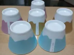 富士山 盃 6個セット 縁起物 酒器