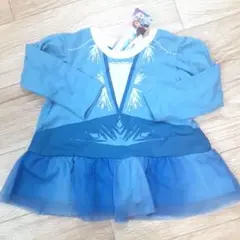 【新品】アナと雪の女王 エルサ 長袖 なりきり　90センチ　コスプレ　仮装