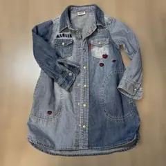 F.O.KIDS デニムシャツワンピース 100cm
