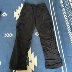 ユニクロキッズ 防寒パンツ 長ズボン 135~145 130140150黒 厚手