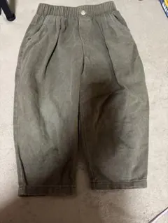 オリーブグリーン 半ズボン ゴムウエスト110㎝