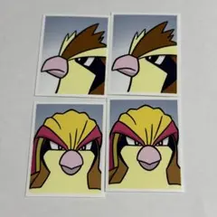 ポケモン　韓国　証明写真ステッカー　ポッポ　ピジョットのサムネイル