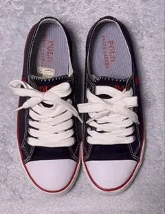Polo Ralph Laurenジュニアキャンパス地スニーカー23.5cm