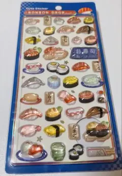 新品☆正規品1点のみ！ボンボンドロップシール　寿司 すし 和柄 食べ物