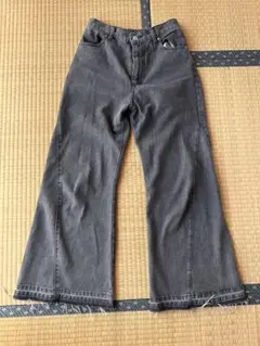 フレアデニム　グレイ