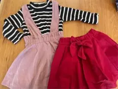 プティマイン　80cm ワンピース　スカート　お得2点セット