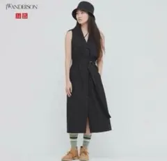 15 UNIQLO JWANDERSON コラボ ノースリーブワンピース リネン