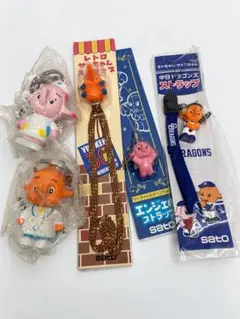 サトちゃん サトコちゃん ストラップ・キーホルダー5点 中日ドラゴンズ