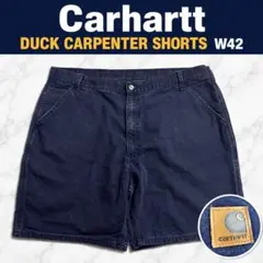Carhartt ダック ペインターショーツ W42相当 ネイビー 極太のサムネイル