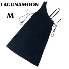 LAGUNAMOON【M】サロペット/オーバーオール ブラック 黒