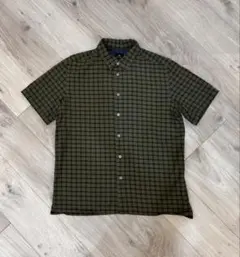 Paul Smith 半袖シャツ チェック グリーン
