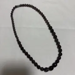 ヴィンテージ 天然石 アメジスト ネックレス スクリュー留め具 レトロ 紫水晶