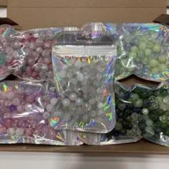 ガラスビーズ　ハンドメイド素材　ブレスレット　まとめ売り⑦