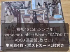 櫻坂46 Lonesome rabbit 5枚セット ポストカード2枚付き