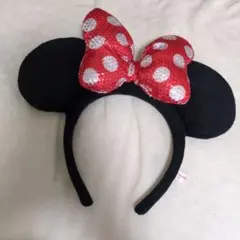 ミニー　カチューシャ　スパンコール