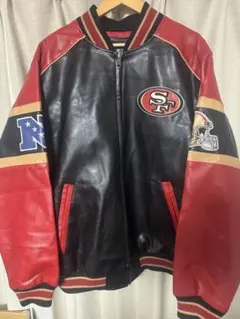 49ERS レザー ジャケット XXL | Mercari