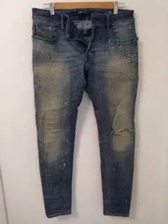 DIESEL ダメージ加工 スキニーデニム
